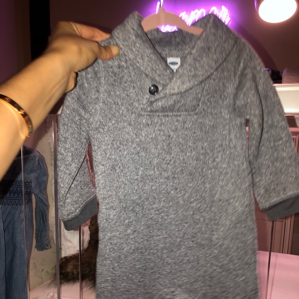 Old navy winter sweatshirt material play suit!